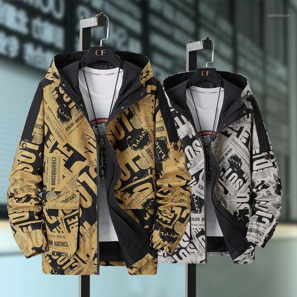 

10xl 9xl 8xl 7xl 6xl casual men's jackets hooded coats mens fashion zipper outwear slim fit spring autumn clothing man jacket1, Black;brown