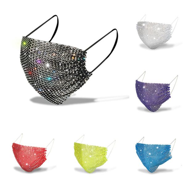 

sequins pm2.5 dustproof mouth cover bling washable face masks fashion bar dance earloop cotton cycling maskcni5rb