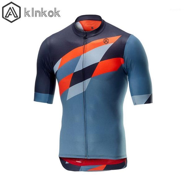 

men short sleeves cycling jersey quick dry mtb jersey mountain bicycle shirts road bike clothing reflective with pockets1, Black;red