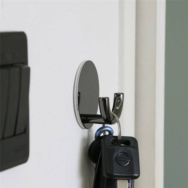 

hooks & rails creative simple black wall coat hook single storage porch living room gold adhesive clothing @d