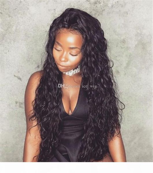 

brazilian silk base lace front human hair wigs remy hair bleached knots pre plucked with baby hair, Black;brown