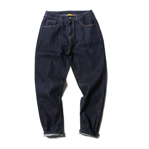 

godlikeu men's jeans loose washed casual pants, Blue