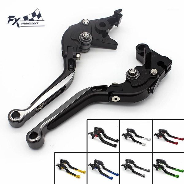 

cnc aluminum motorcycle folding extendable brake clutch lever for for klr650 klr 650 1987-2007 adjustable brake clutch1
