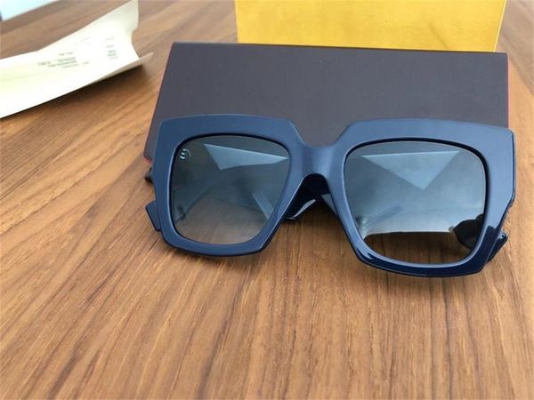

2020 fashion luxury women brand designer sunglasses square frame summer generous style mixed color frame uv protection lens, White;black