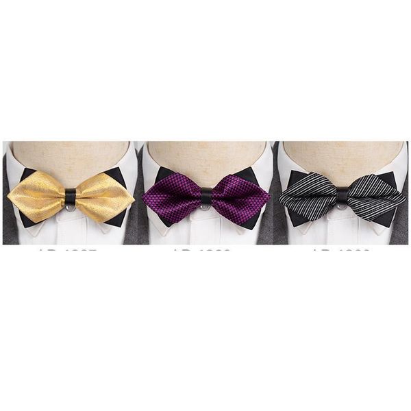 

mens jacquard bow tie quality necktie fashion luxury wedding butterfly cravat ties for men shirt gifts accessorie qyliul, Black;gray