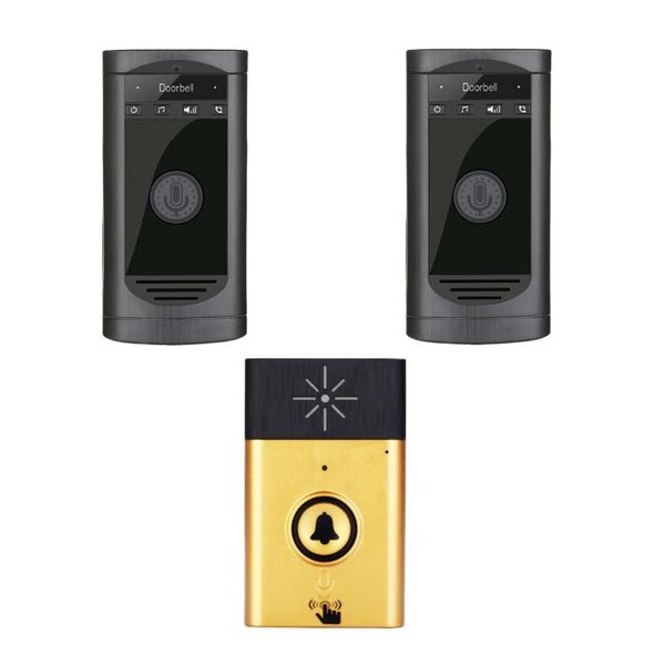 

wireless intercom 1v2 door phone long distance 200m doorbell