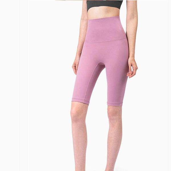 

women seamless yoga fitness sports running solid leggings workout skinny shorts high waist push up hip gym female trousers, White;red