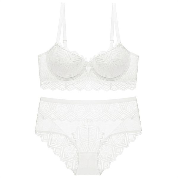 

factory direct sale lace embroidery ladies underwear bra widened flank together comfortable bra suit c1211, Black;white