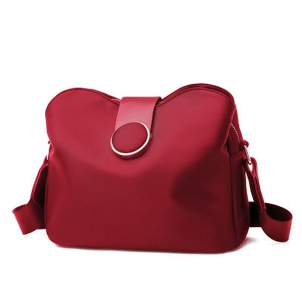 

jhd-retro waterproof shoulder bag women wild messenger bag simple daily handbag wallet