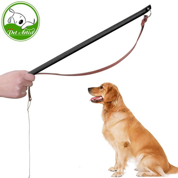 

soft k9 schutzhund leather protection dog training agitation whip jlledi