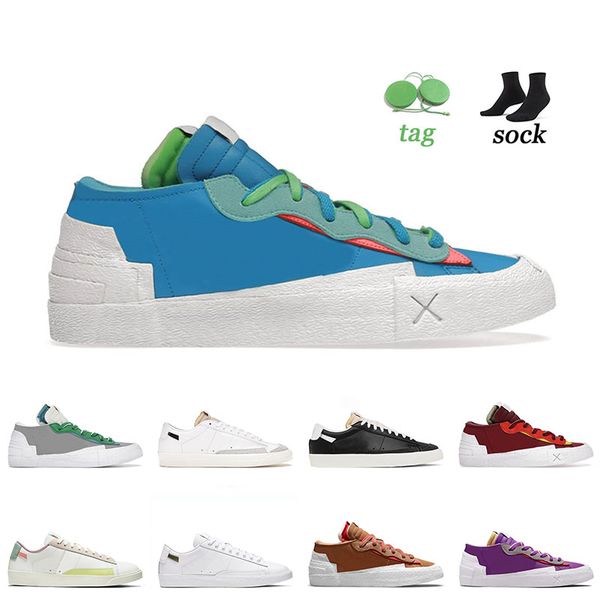 

wholesale 2022 blazer 77 low mens women casual shoes neptune blue black white le pastel astronomy blue mantra orange designer luxurys