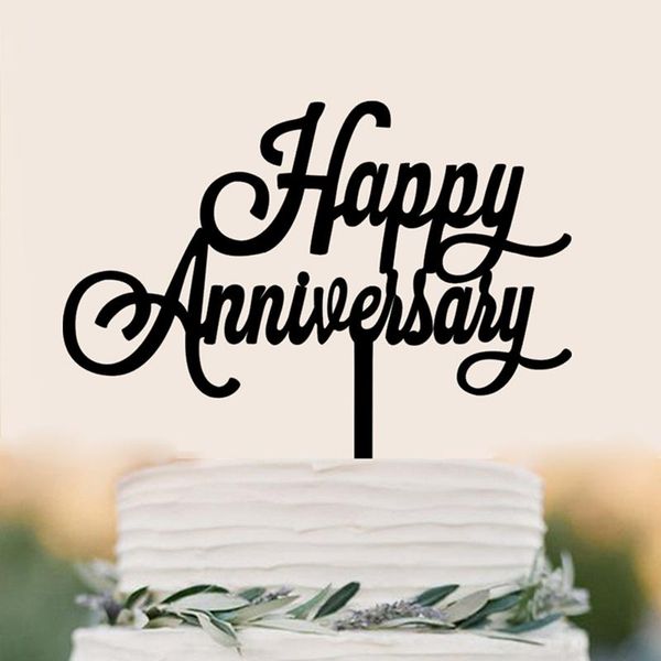 

happy anniversary letter cake er acrylic xmas party cake decoration