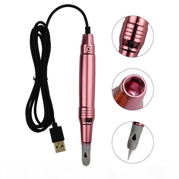 

luxury- rose golden permanent makeup tattoo handpiece with high quality