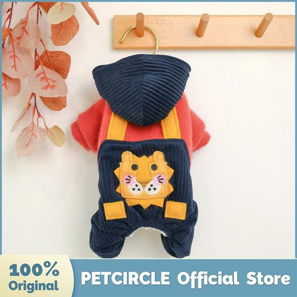 

petcircle dog puppy clothes square lion warm overalls fit small dog pet cat winter pet cute cozy costume clothes coat