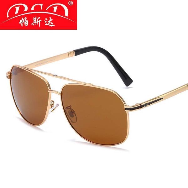 

new psd polarized men's fashion pilot sunglasses uv protection, White;black