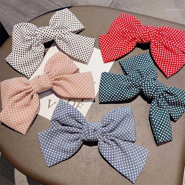 

hair accessories 8pcs/lot kids bow ties hairpins for girls headwear double layer bowknot clips rope dot barrettes accessories1, Slivery;white