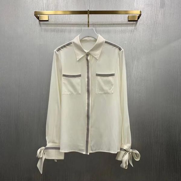 

jk11264 fashion women's blouses & shirts 2020 runway luxury european design party style women's clothing, White