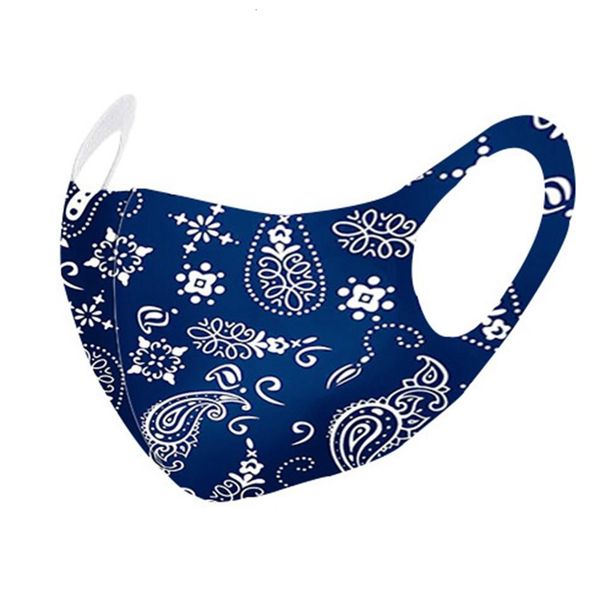 

factory anti dhl ice silk face mask pm2.5 dust summer washable reusable breathable protective mouth cover party ma