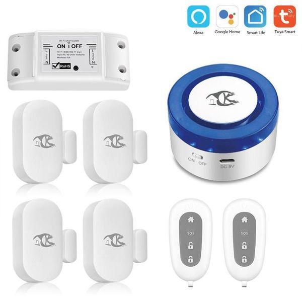 

wifi tuya alarm security system smart home wifi wireless alarm system1