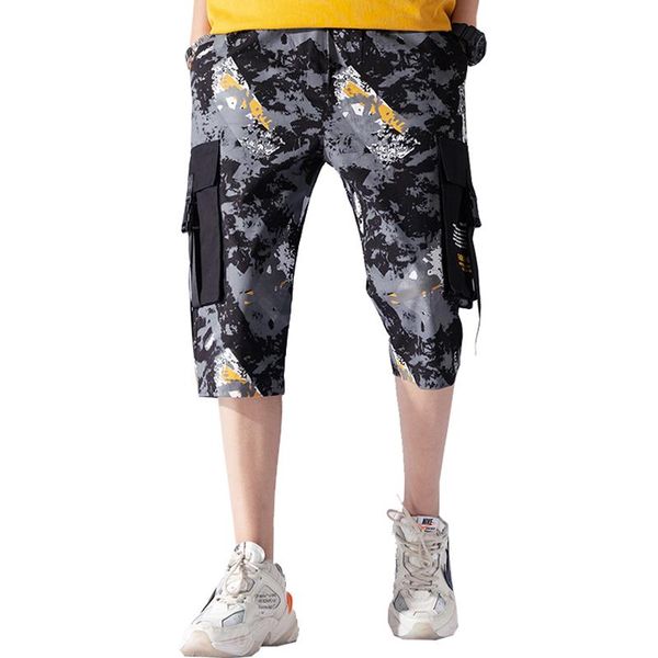

men's shorts 2021 summer style men camouflage knee length short joggers fitness streetwear lbz111, White;black