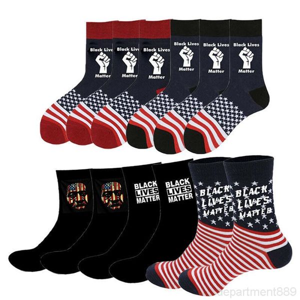 

george floyd black lives matter casual socks basketball america flag