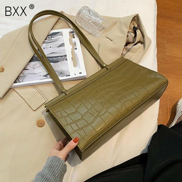 

shoulder bags [bxx] pu leather for women 2021 spring luxury handbags and purse trending fashion ladies travel bag hp045