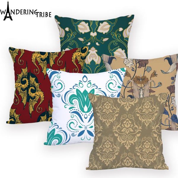 

geometirc pillowcase cover sofa kissen creative home cushions boho flower throw pillows almofadas decorativa discount