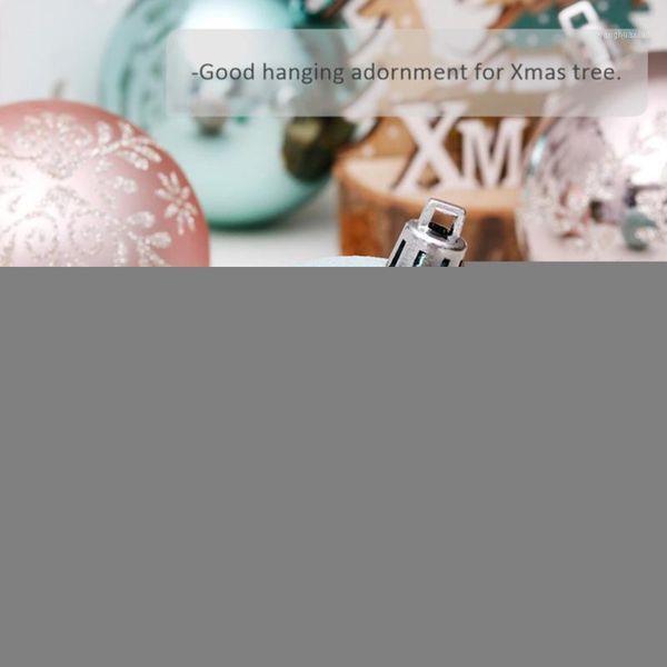 

party decoration 30pcs christmas tree colored drawing ball (rose gold)1
