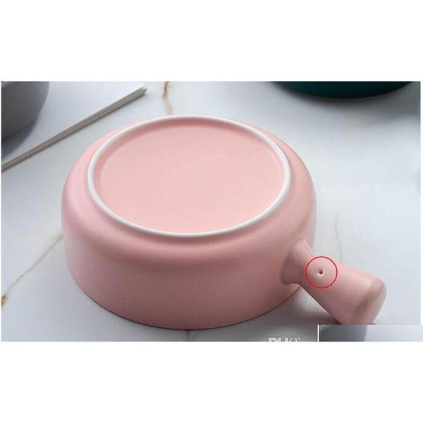 

ceramic single bakeware round handle baking dishes spaghetti plates household oven microwave cutlery cheese casserole r jllups mywjqq