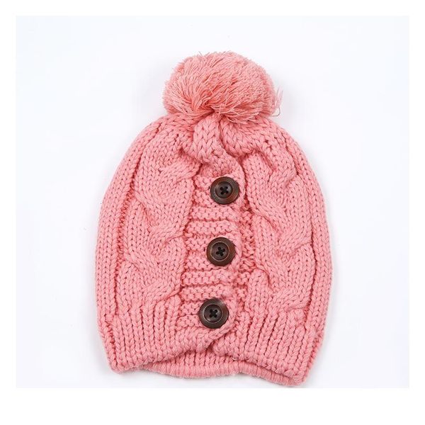 

dankeyisi winter hats for women knitted skullies beanies hat pompons cap lady bonnet button female solid cas qylhgp