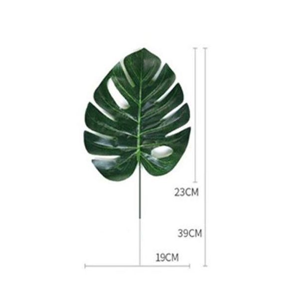 

artificial monstera plants plastic tropical palm tree leaves home garden decoration accessories pgraphy deco wmtpzv dh_garden