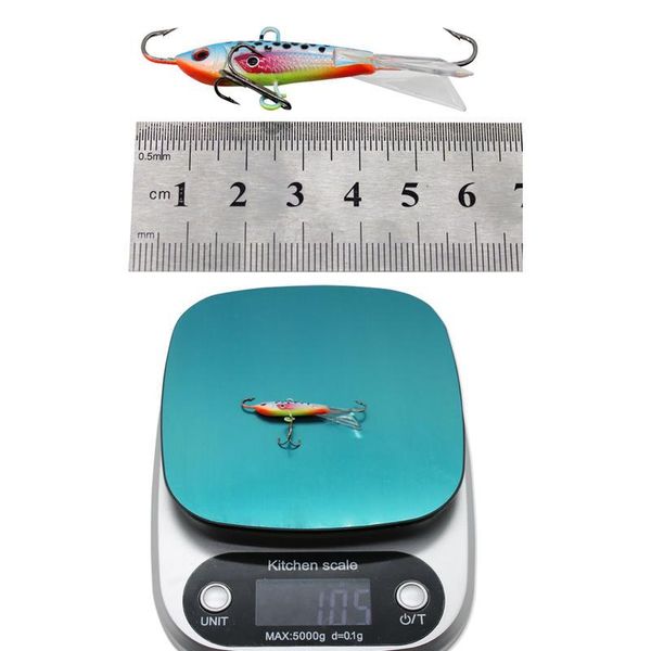 

gobygo ice fishing lure lead jigging sinking hard baits vib sharp fishing hooks ice fishing gear pike perch car qyldeb