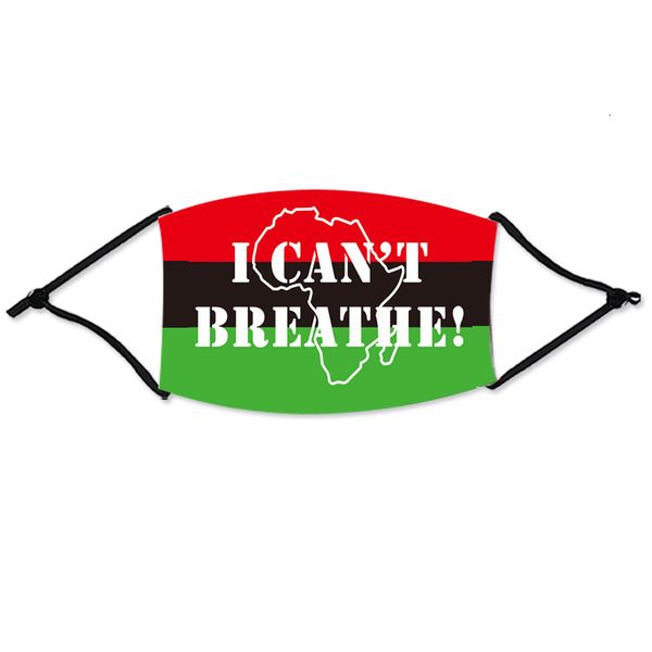 

factory i cant breathe designer face facemask cloth washable blm black lives matter cotton mask with filter 7 psz7p