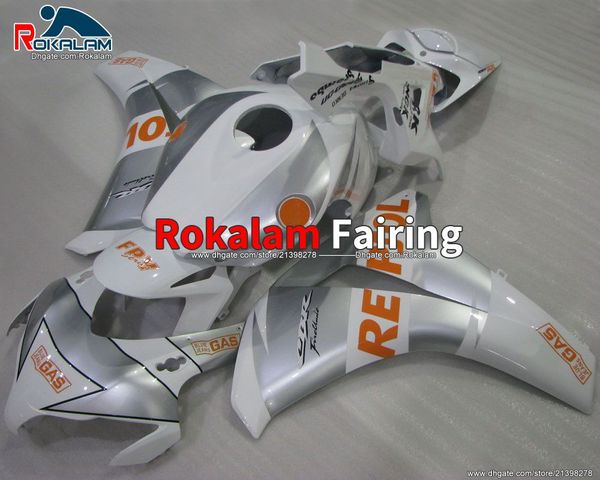 Moldado para Honda CBR 1000 RR 2010 CBR1000RR 2011 Fireblade 2008 2009 2010 Kit de carenagem de motocicleta (moldagem por injeção)