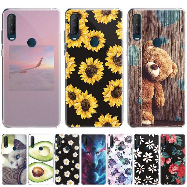 

bgrfalcatel 1s 2020 smartphone cover, alcatel 1c 2019 6.22 inch fashion pattern tpu silicone cover, flower pattern smartphone coverswza