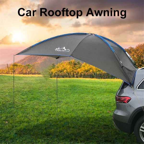

polyester car roofawning anti-uv windproof waterproof sun shelter spacious camping fishing suv canopy autotrailer tent
