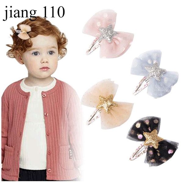 

23ajsale mesh 50 glitter dot pcs hairbows baby girl with clip boutique bows barrettes hairpins hair ties accessories