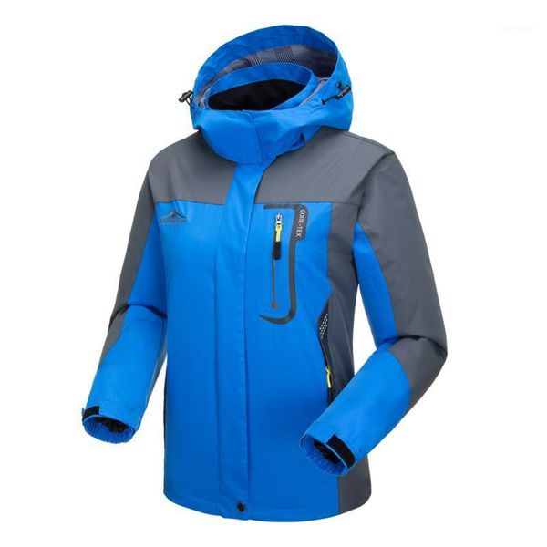 

waterproof sports outdoor raincoat tear windproof jacket hooded hiking traveling cycling sportswear resistant detachable coat1 ojsix