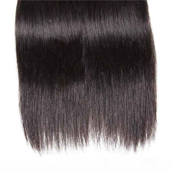 

4 pcs lot tkwig indian straight human hair weaves hair extensions clip in human hair medium brown, Black;brown