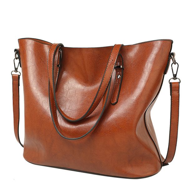 

designer luxury handbags leather shoulder bag fashion women handbags oil wax large capacity tote casual designer luxury handb