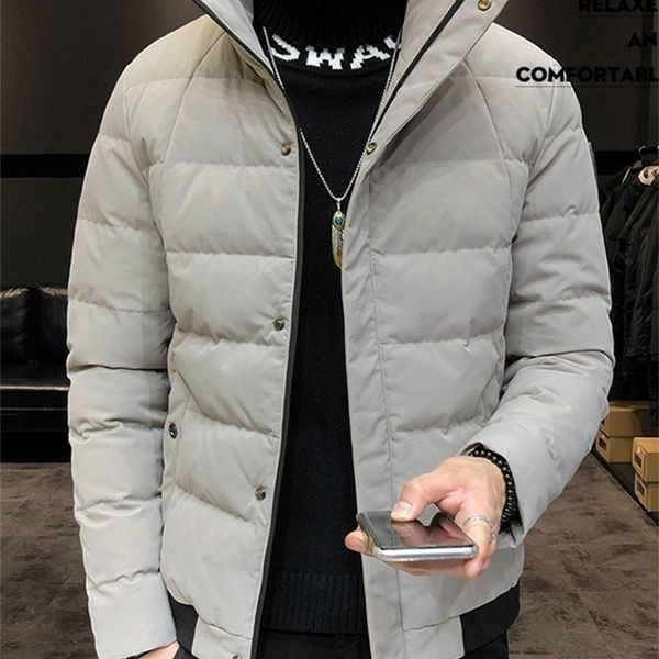 

new stand collar cotton-padded jacket men winter winter jacket mens winter coat m130 201026, Black;brown