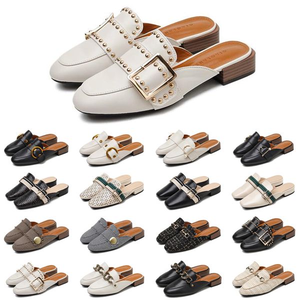 

ale designer women slides slippers womens all-match sandals white black slide slipper flat flip flops size 35-39