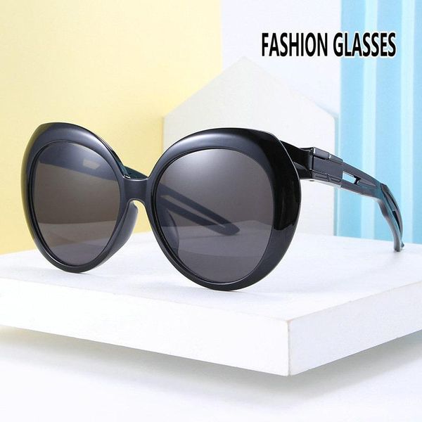 

sunglasses 2021 black pink round cat women vintage punk circle sun glasses female hollow outfashion goggle shades fml, White;black