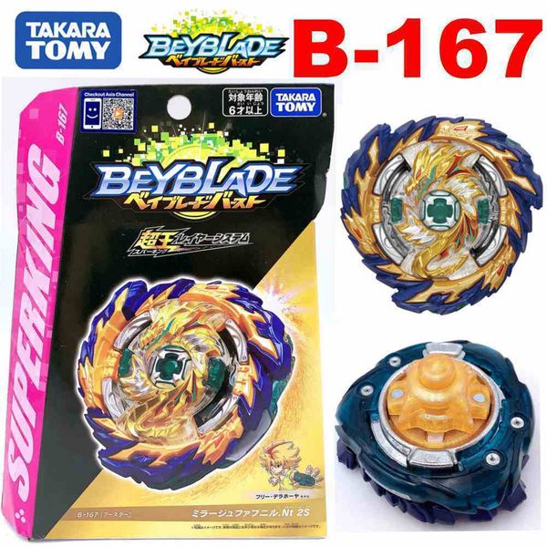 

100% original takara tomy beyblade burst b-167 booster mirage fabnir.nt 2s blast spin toys for children y200703