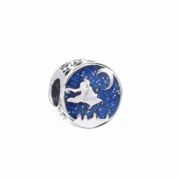 

2022 spring 925 sterling silver magic carpet ride charm bead for european jewelry charm bracelets, Black