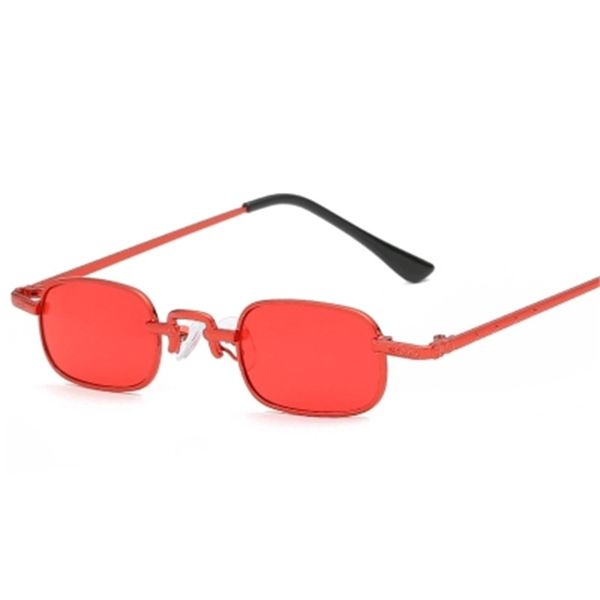 

japanese buying personality square small frame sunglasses for men and women, White;black