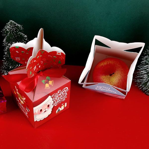 

lbsisi life 30pcs 9.58.88.8cm flower style christmas candy snace packaging paper box party gfit decoration box child favor bbyswx xmhyard
