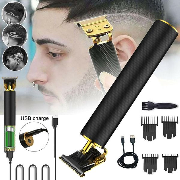 

2020 professional hair trimmers usb rechargeable hair clipper barber trimmer beard trimmer cutter haircut for men styling tool