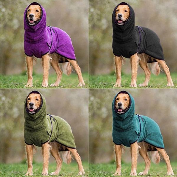 

dog apparel winter warm clothes thicken fleece sweater for dogs pet puppy coat soft plush hoodies jacket and autumn keep