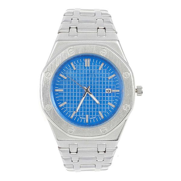 

men's somitou business new waterproof fashionable steel watch, Slivery;brown